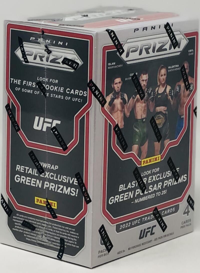 2022 Panini Prizm UFC 6-Pack Blaster Box (Green Pulsar Prizms! Image 1