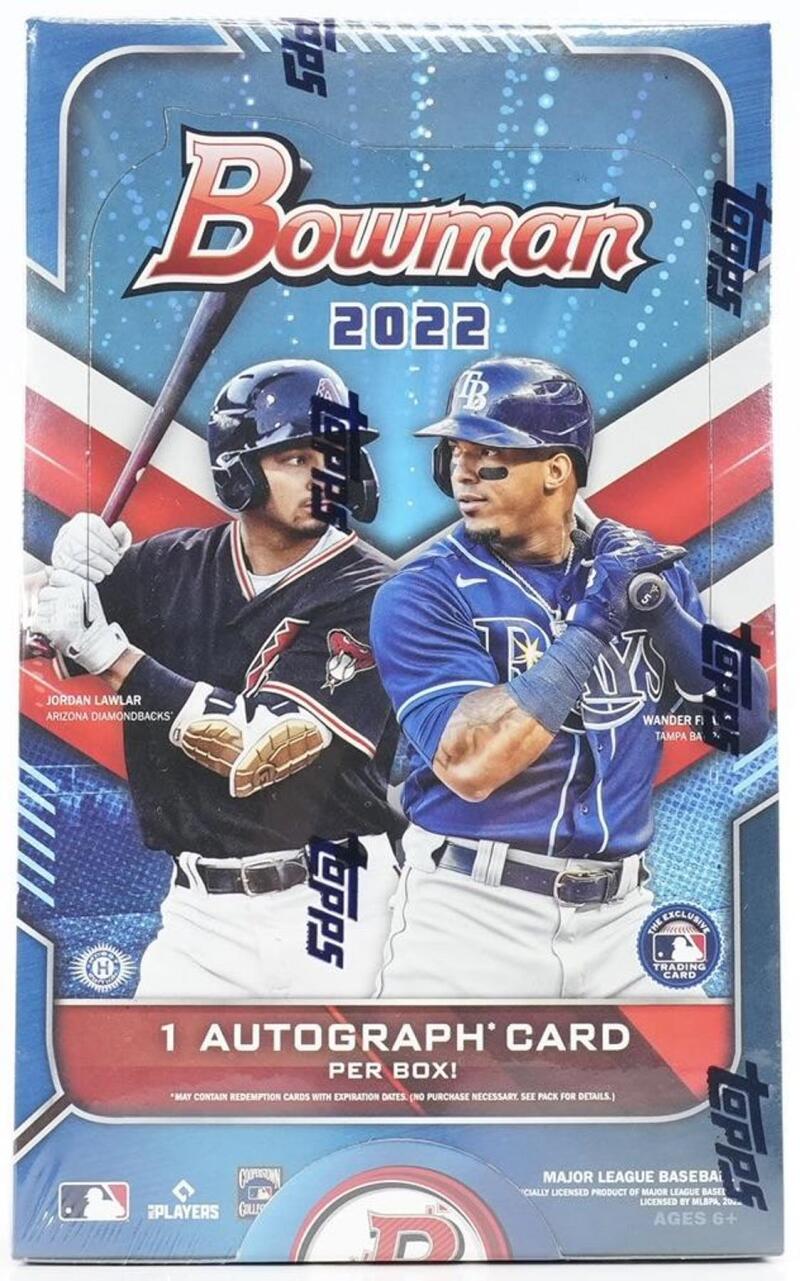 2022 Bowman Baseball Hobby Box Image 1