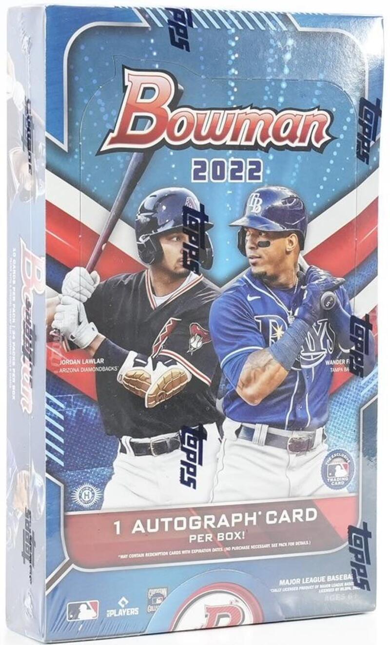 2022 Bowman Baseball Hobby Box Image 2