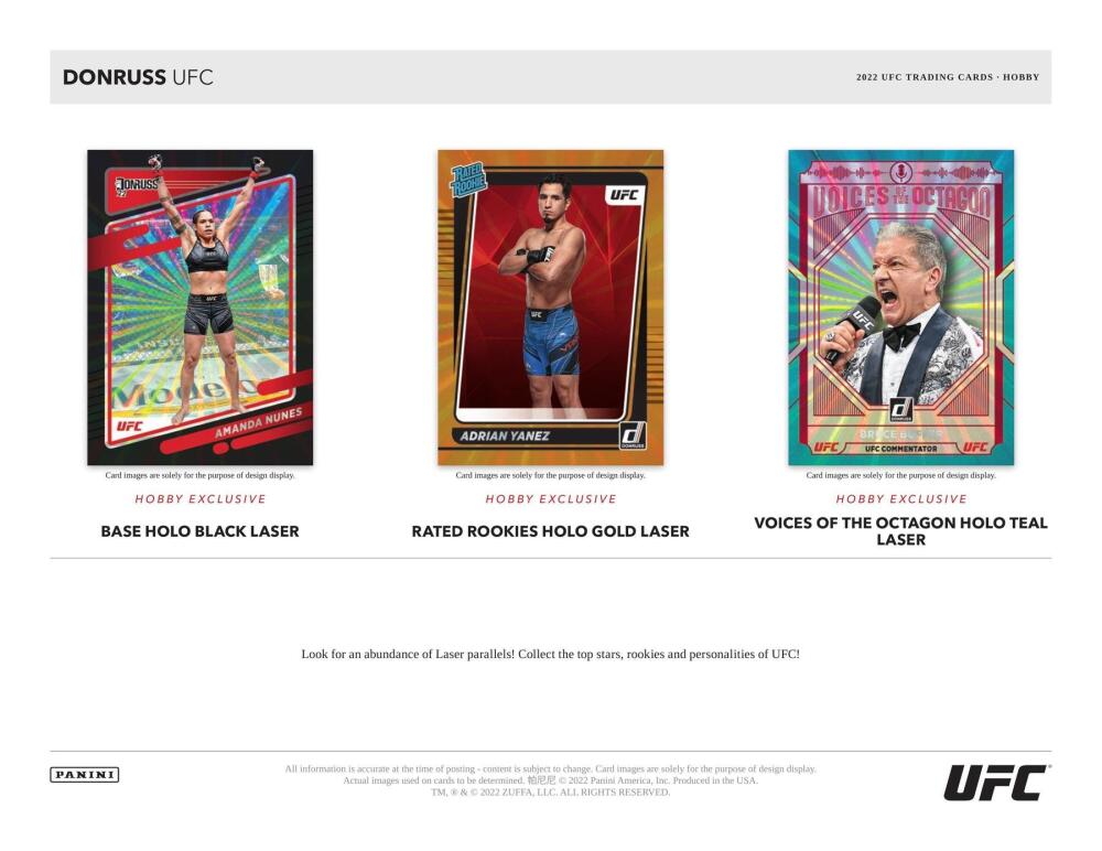 2022 Panini Donruss Combat UFC Hobby Box Image 4