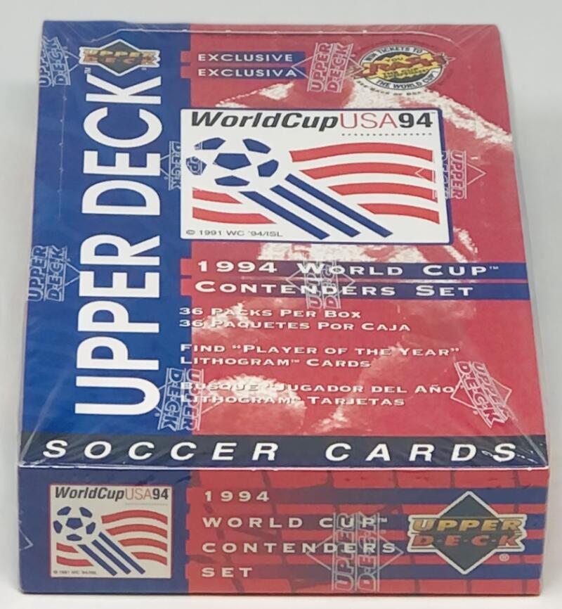 1994 Upper Deck English/Spanish World Cup USA 94 Contender Set  Soccer Box Image 3