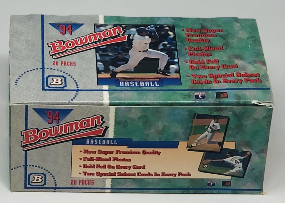 1994 Bowman 20-Pack Baseball Unsealed  Box Image 1