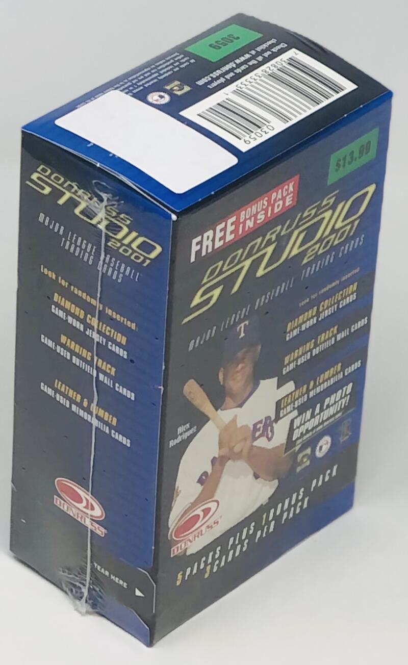 2001 Donruss Studio Baseball 6-Pack Blaster Box Image 1