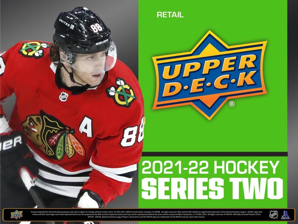 2021-22 Upper Deck Series 2 Hockey 6-Pack Blaster Box Image 3