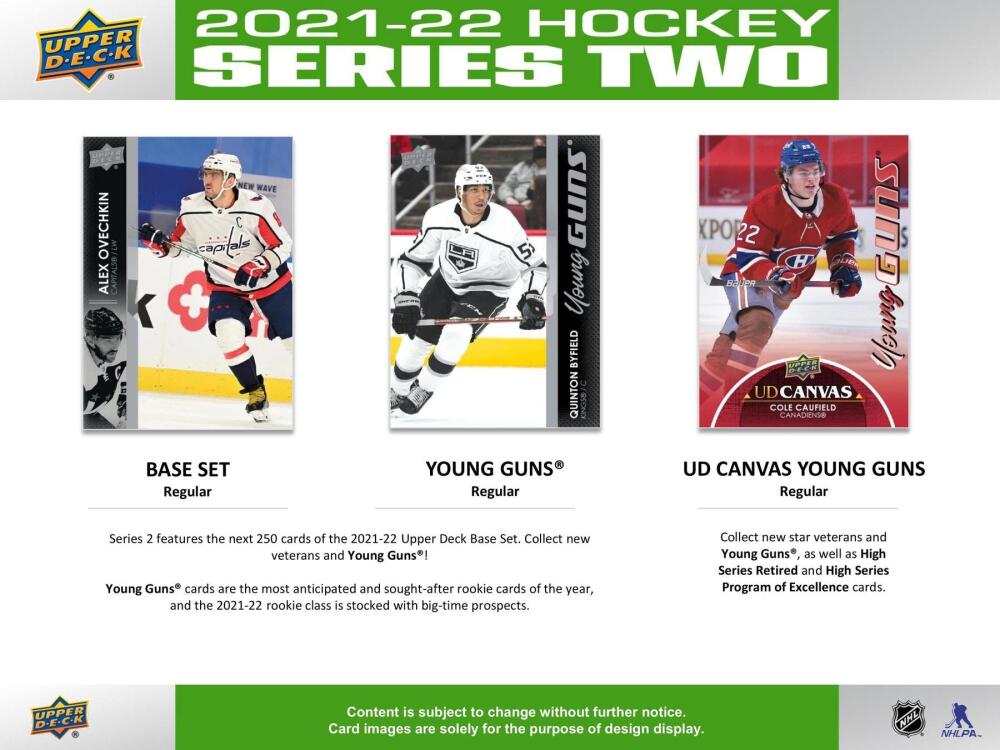 2021-22 Upper Deck Series 2 Hockey 6-Pack Blaster Box Image 4