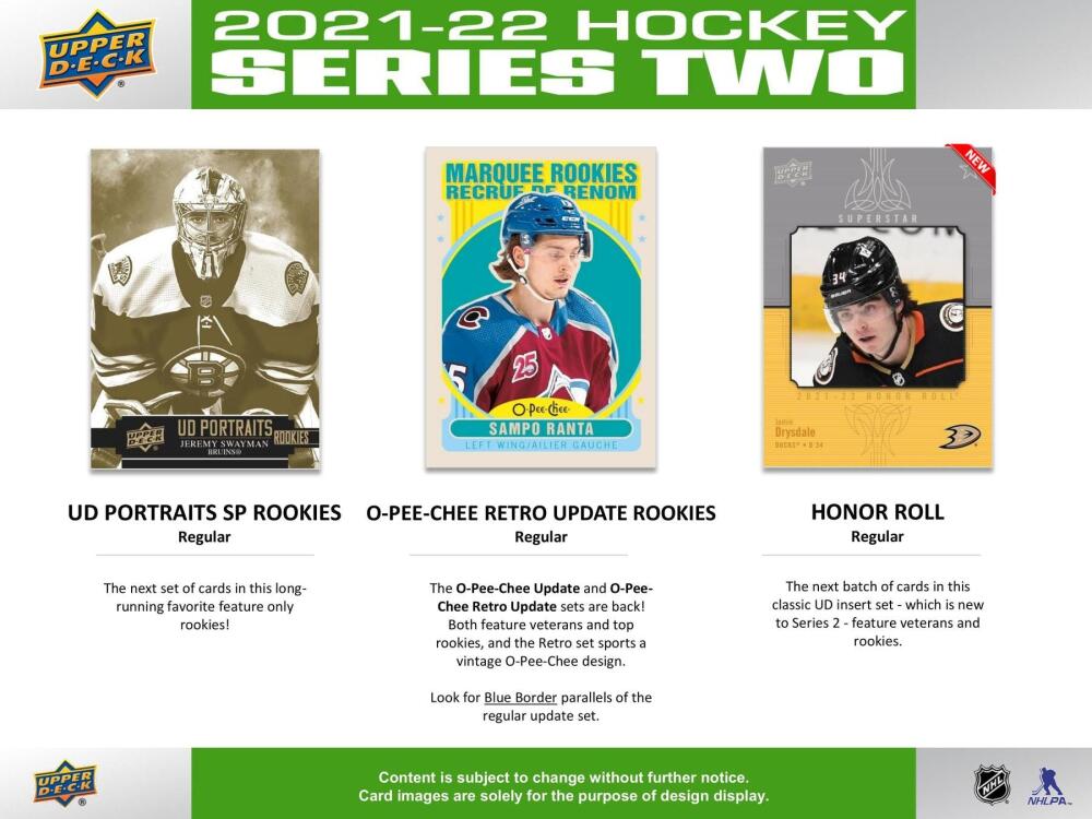 2021-22 Upper Deck Series 2 Hockey 6-Pack Blaster Box Image 5