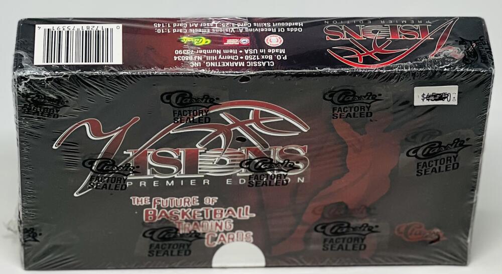 1995 Classic Visions Premier Basketball Box Image 4