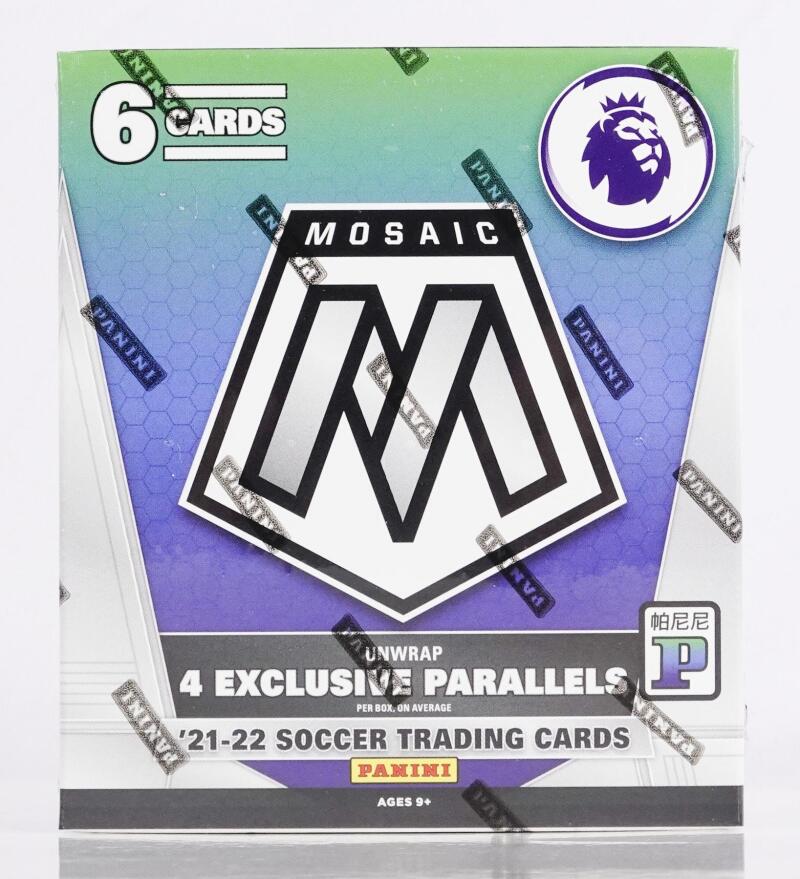 2021-22 Panini Mosaic EPL Premier League Soccer Asia Tmall Box Image 1