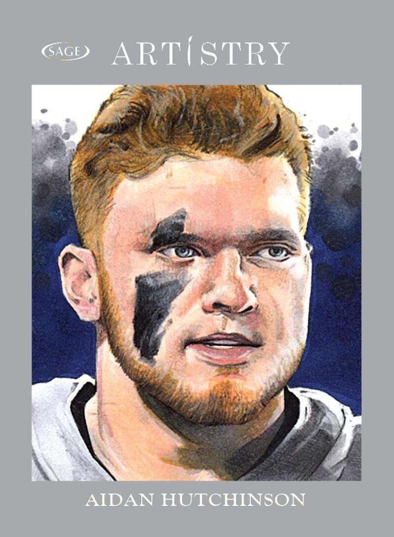 2022 Sage Artistry Football Blaster Box Image 5