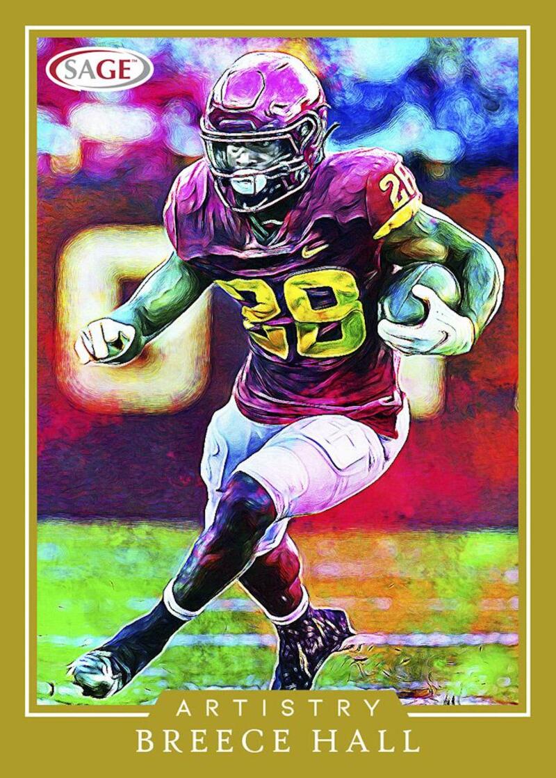 2022 Sage Artistry Football Blaster Box Image 6