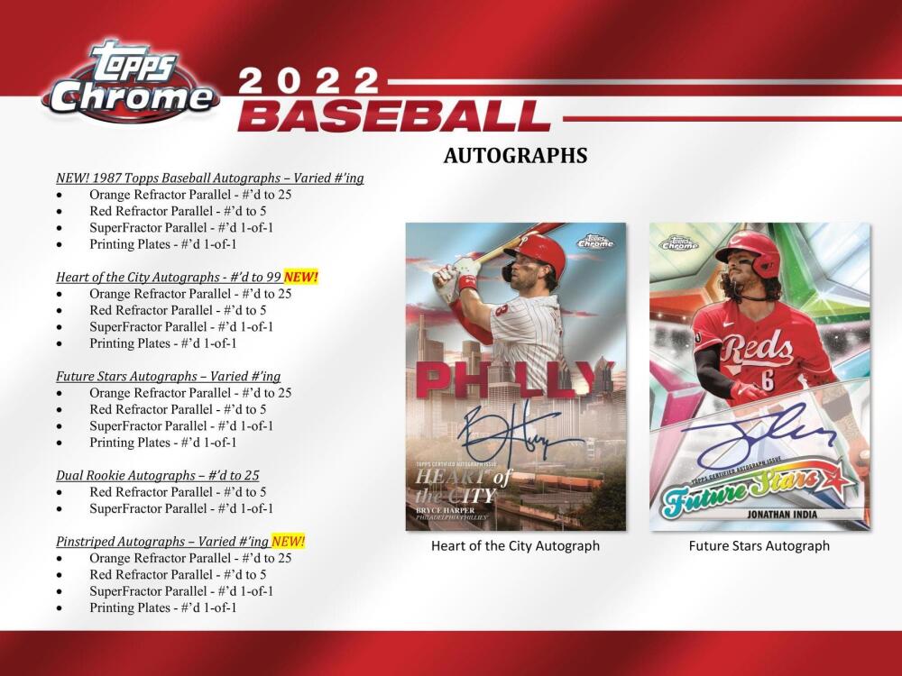 2022 Topps Chrome Baseball Hobby Box Image 8