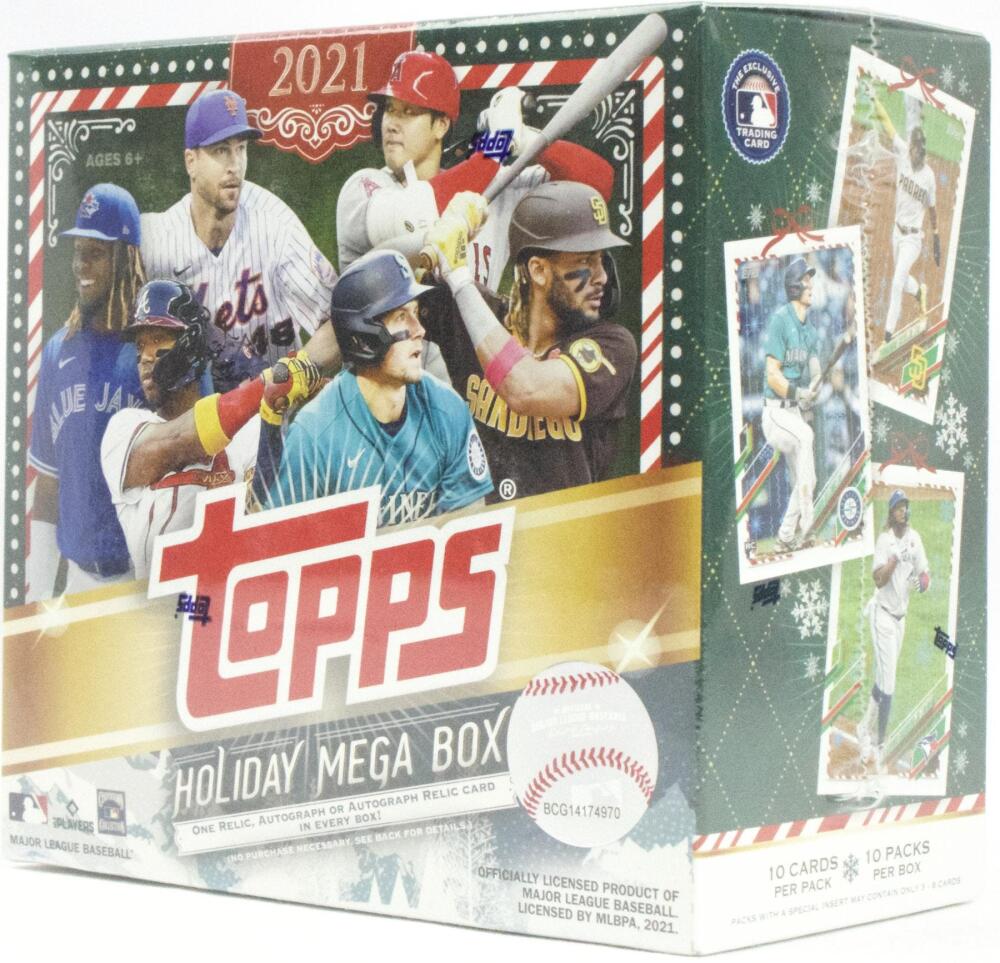 2021 Topps Holiday Baseball Mega Box Image 1