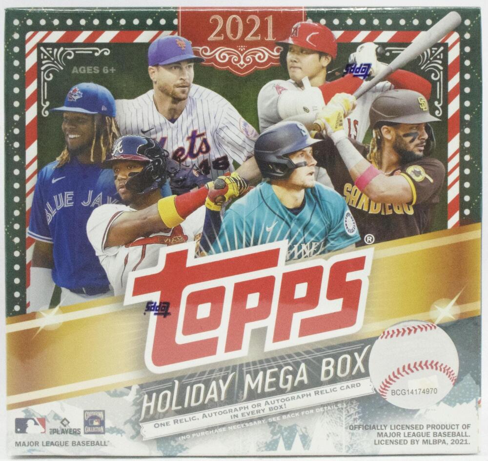 2021 Topps Holiday Baseball Mega Box Image 2