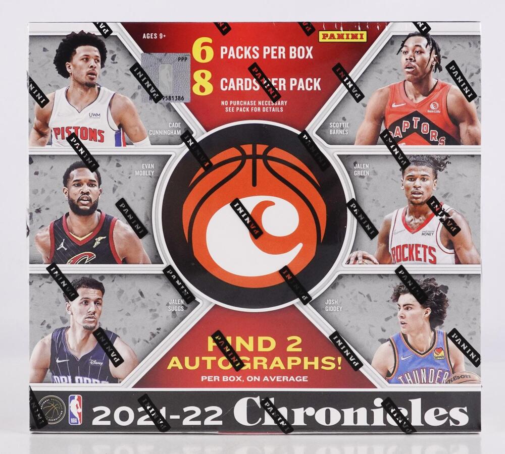 2021-22 Panini Chronicles Basketball Hobby Box Image 2