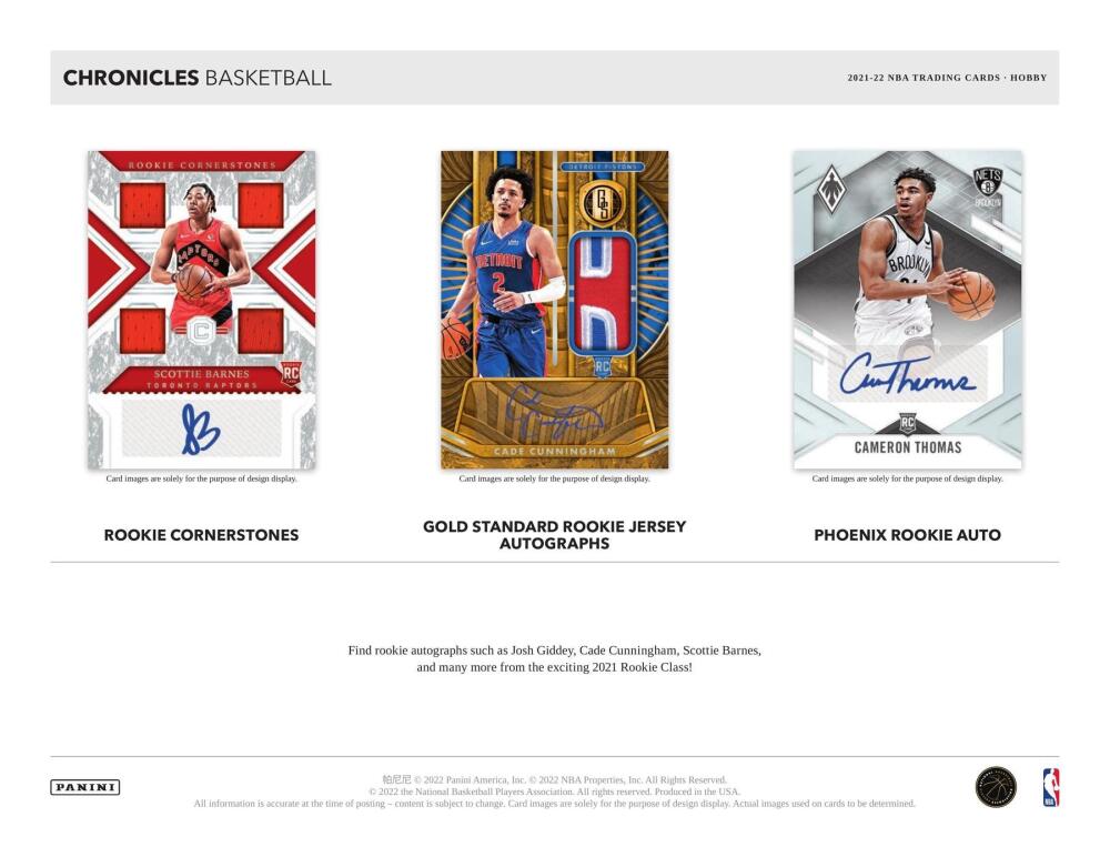 2021-22 Panini Chronicles Basketball Hobby Box Image 3