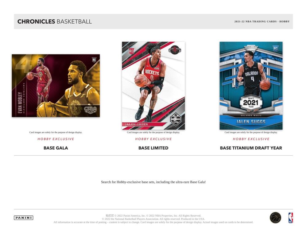 2021-22 Panini Chronicles Basketball Hobby Box Image 4
