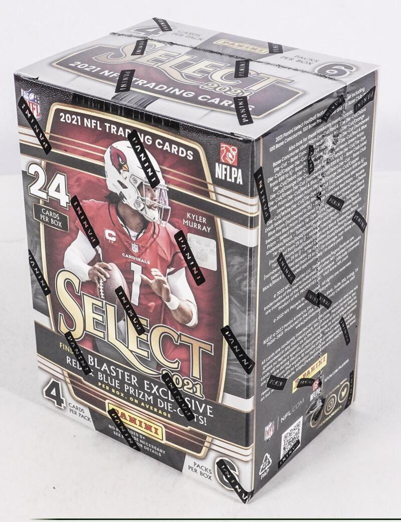 2021 Panini Select Football 6-Pack Blaster Box (Red & Blue Prizms!) Image 1