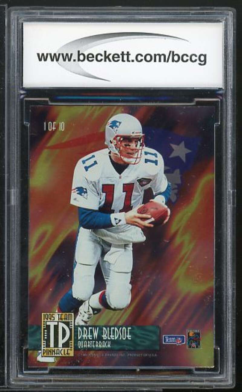 Drew Bledsoe Steve Young Card 1995 Pinnacle Team Pinnacle #1 BGS BCCG 10 Image 2