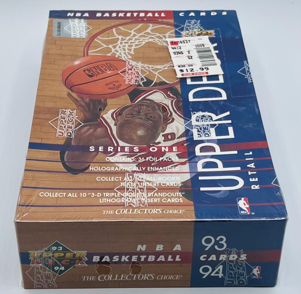 1993-94 Upper Deck Series 1 Retail Basketball Box Image 1