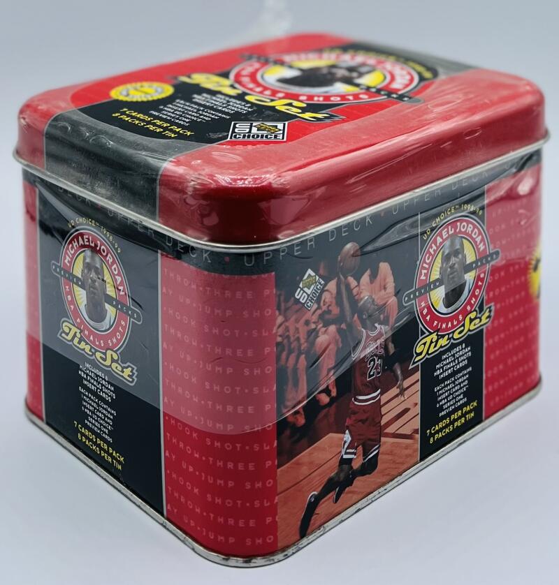 1998-99 UD Choice Michael Jordan Final Shots Basketball Tin Set Image 2