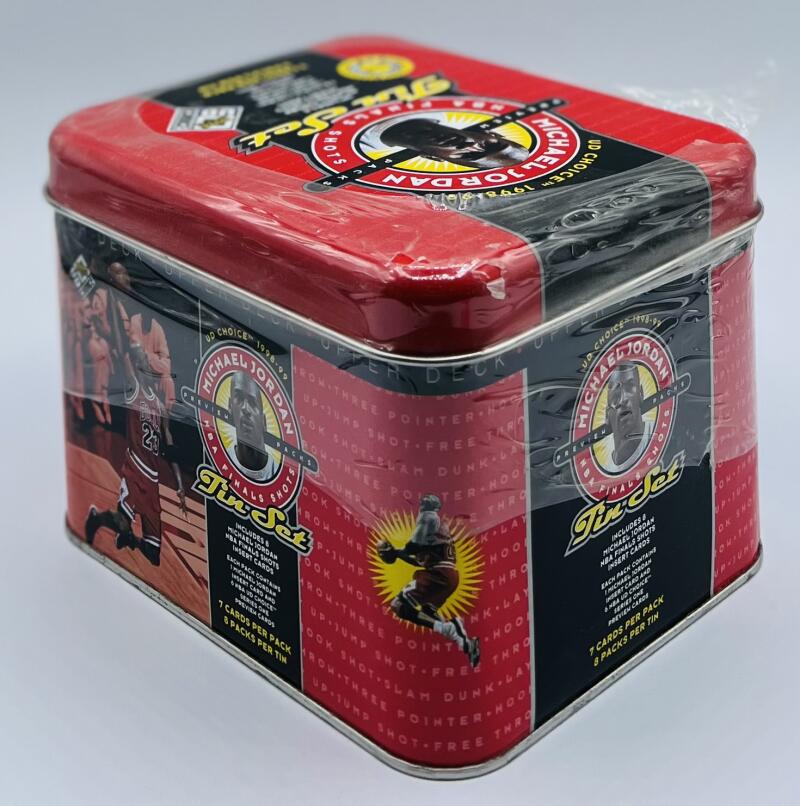 1998-99 UD Choice Michael Jordan Final Shots Basketball Tin Set Image 3