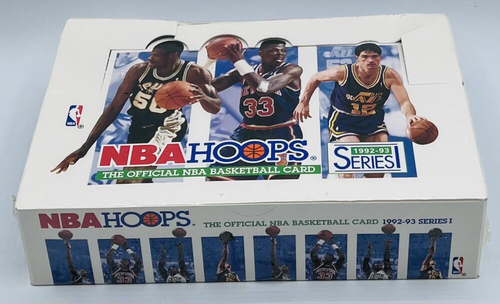 1992-93 Hoops Series 1 Basketball Box Image 1