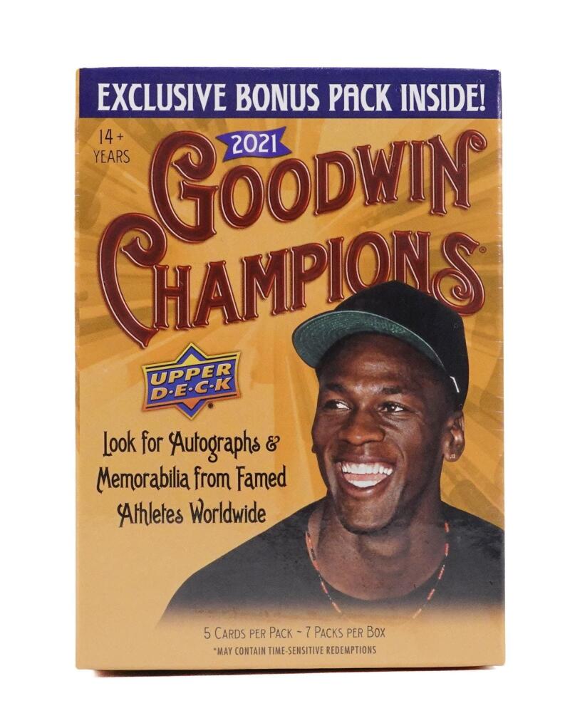 2021 Upper Deck Goodwin Champions 7-Pack Blaster Box Image 1