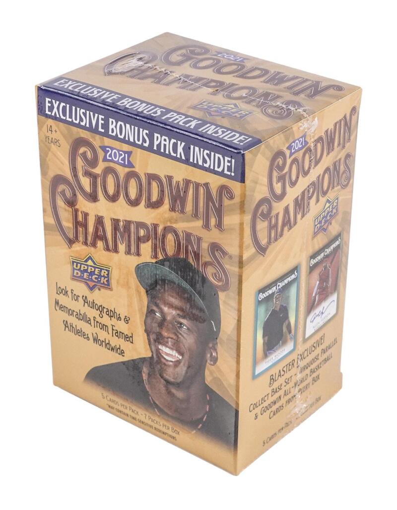 2021 Upper Deck Goodwin Champions 7-Pack Blaster Box Image 2