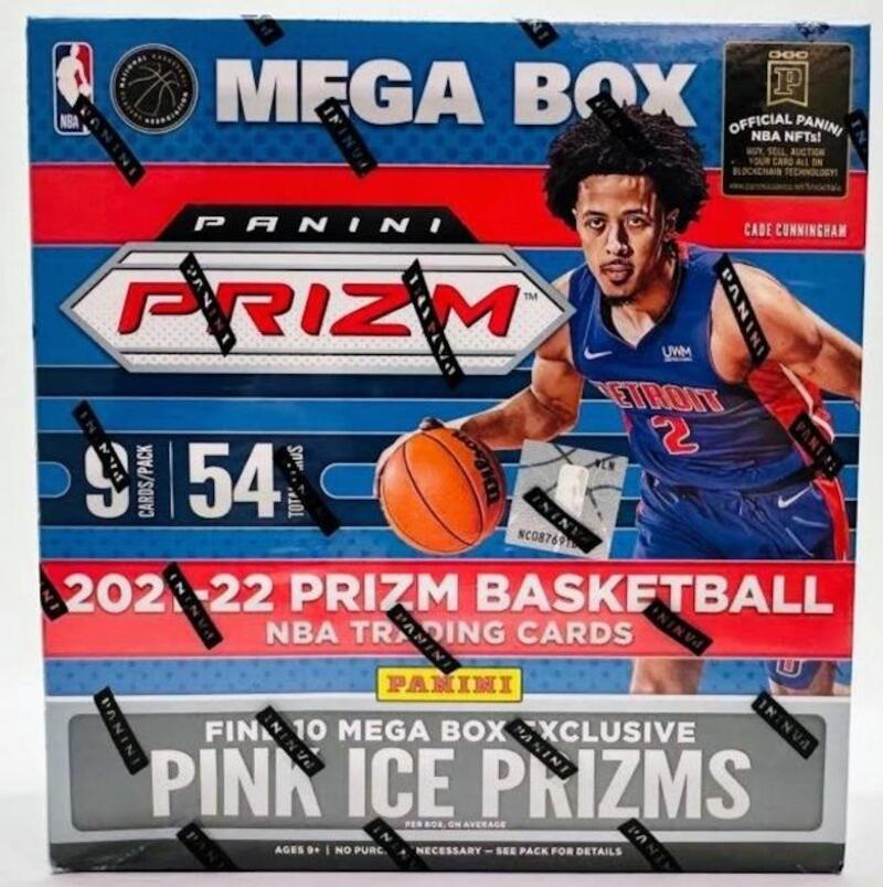  2021-22 Panini Prizm Basketball Mega Box (Pink Ice Prizms!) Image 1