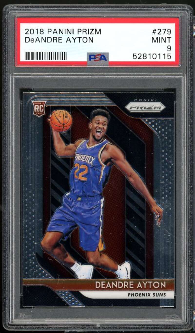 Deandre Ayton Rookie Card 2018-19 Panini Prizm #279 PSA 9 Image 1