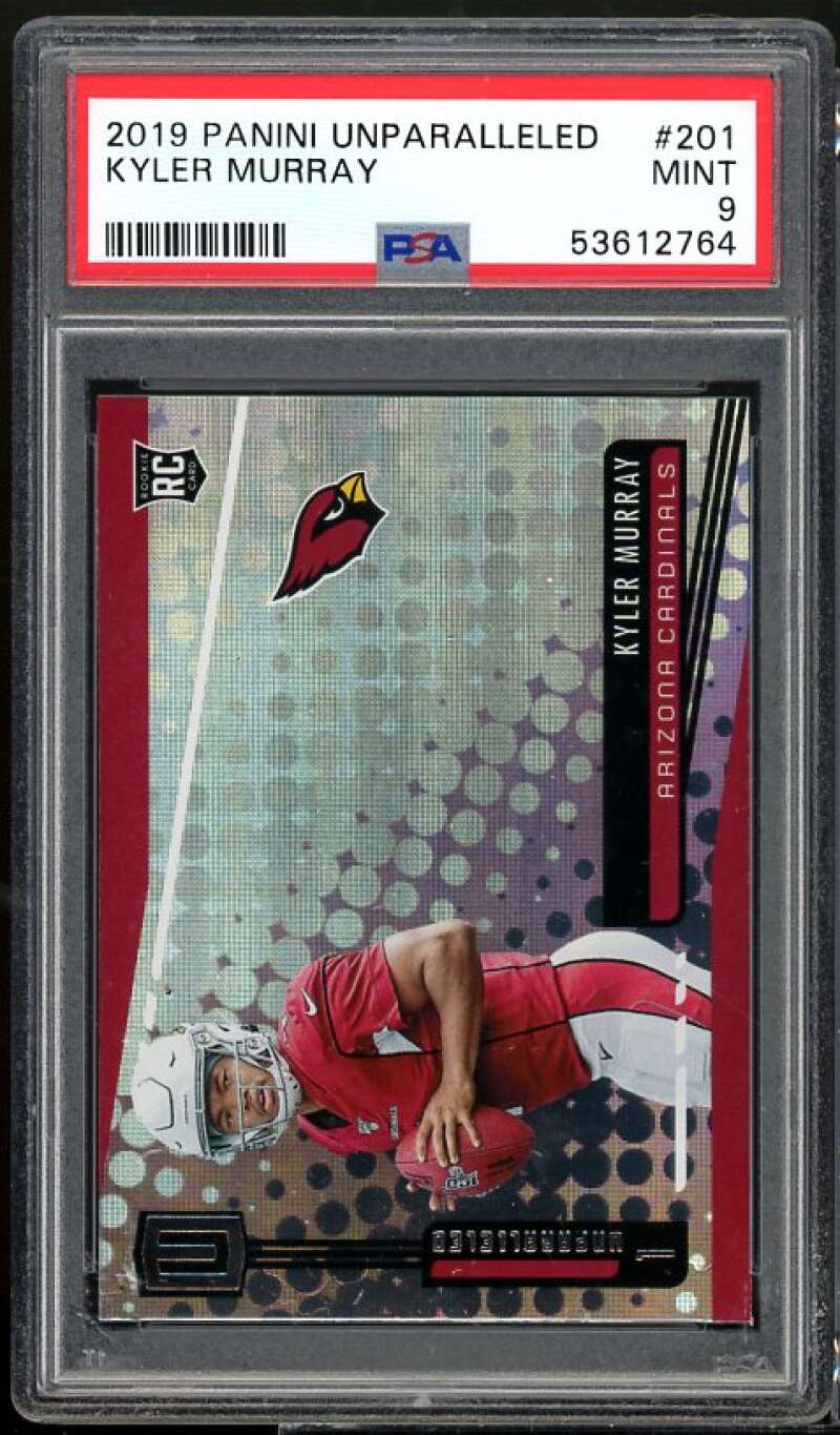 Kyler Murray Rookie Card 2019 Panini Unparalleled #201 #101 PSA 9 Image 1