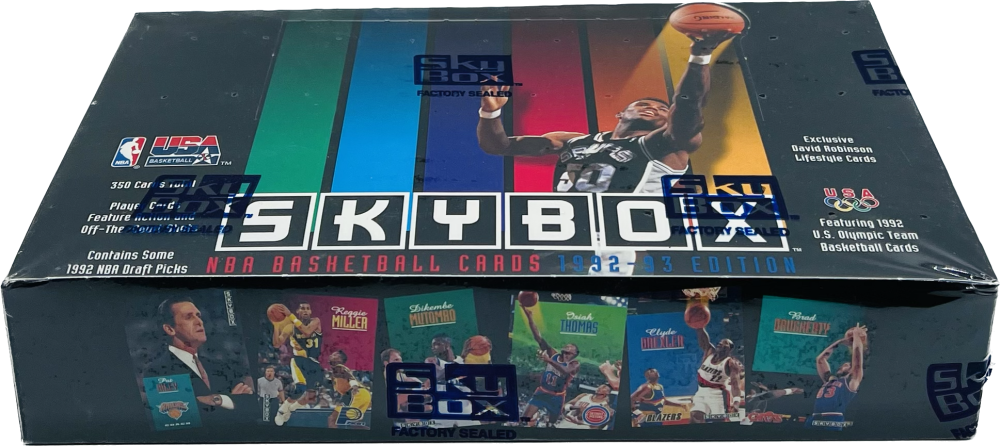 1992-93 SkyBox Edition Series 1 Basketball Box Image 2