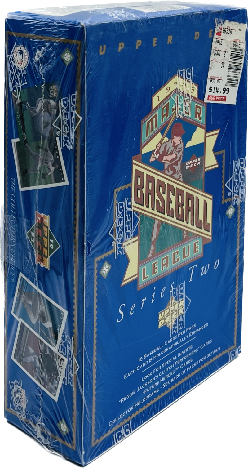 1993 Upper Deck Series 2 Baseball Box Image 1