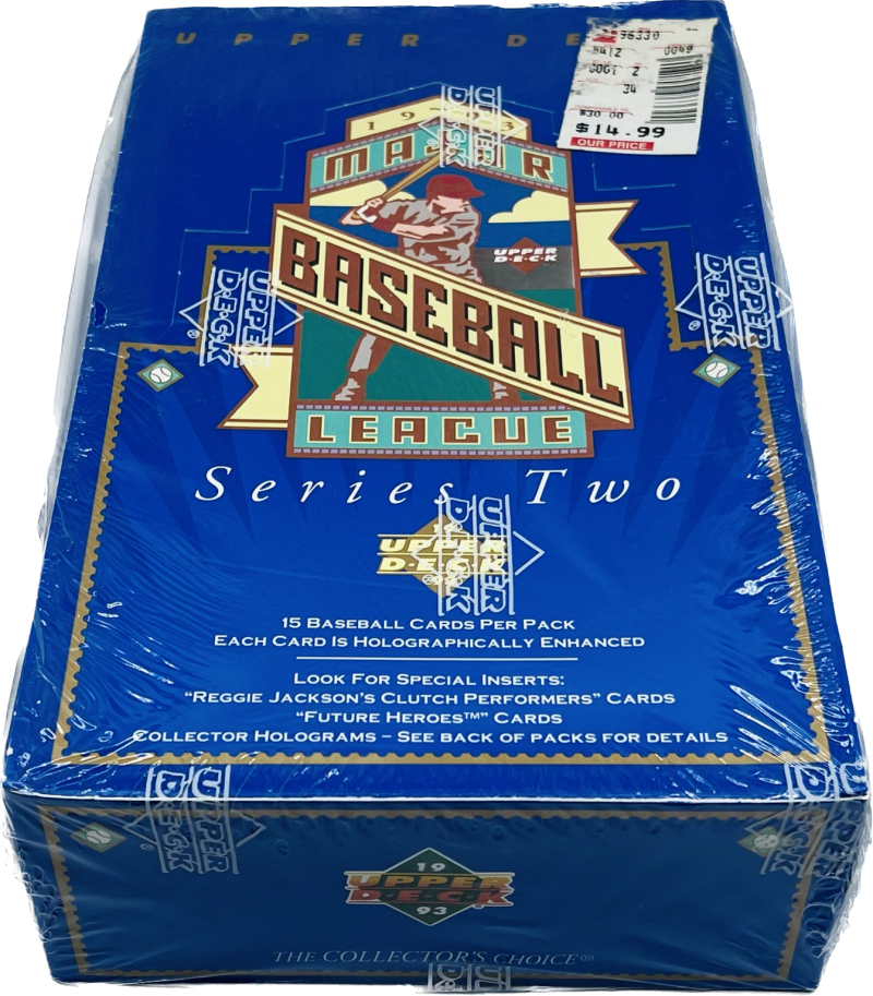 1993 Upper Deck Series 2 Baseball Box Image 3