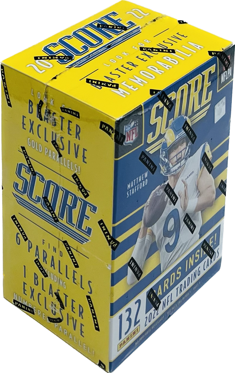 2022 Panini Score Football 6-Pack Blaster Box (Gold Parallels!) Image 1