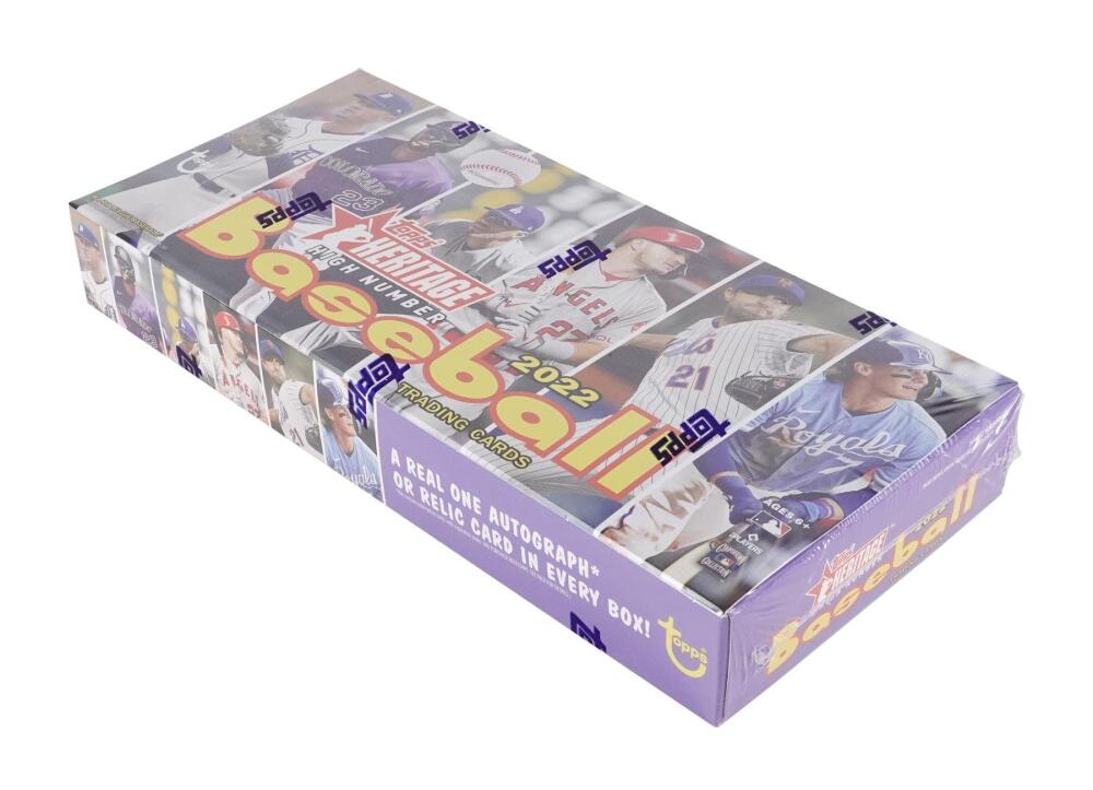 2022 Topps Heritage High Number Baseball Hobby Box Image 1