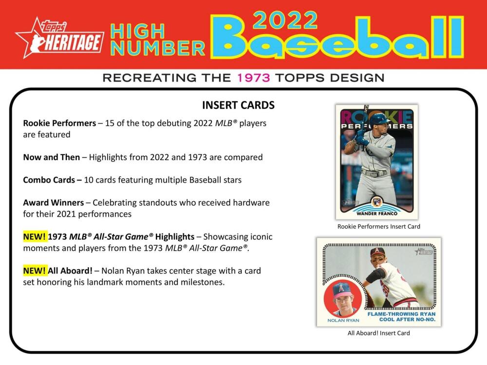 2022 Topps Heritage High Number Baseball Hobby Box Image 5