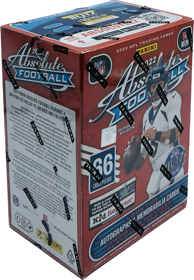 2022 Panini Absolute 6-Pack Football Blaster Box  Image 1