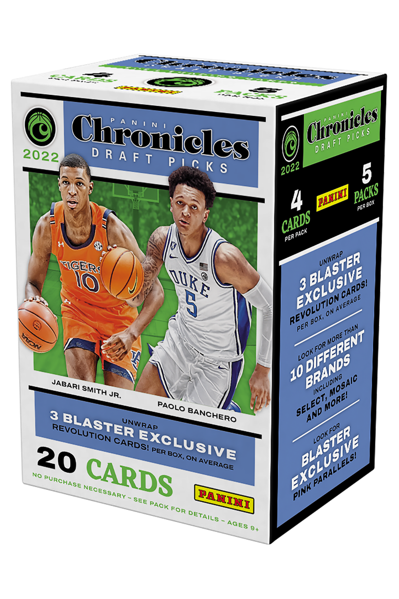 2022 Panini Chronicles Draft Picks Collegiate Basketball Blaster Box   Image 1