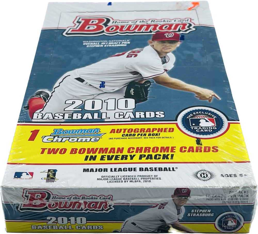 2010 Bowman Baseball Hobby Box Image 2