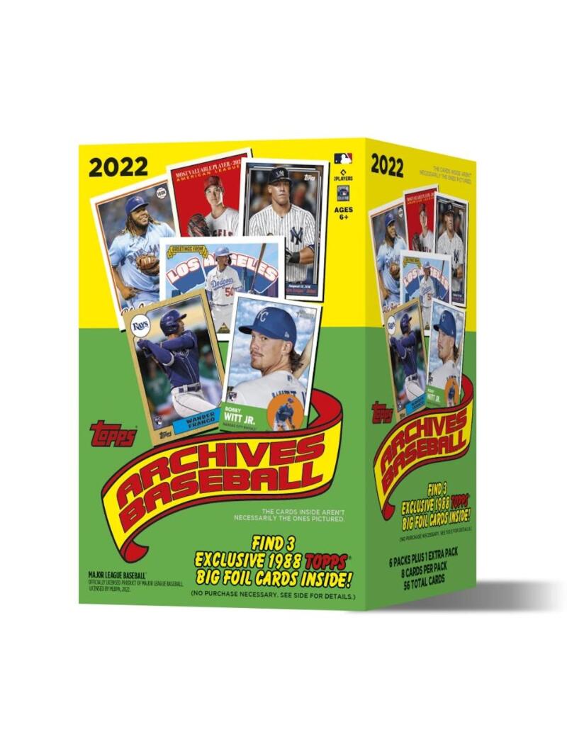 2022 Topps Archives Baseball 7-Pack Blaster Box Image 1