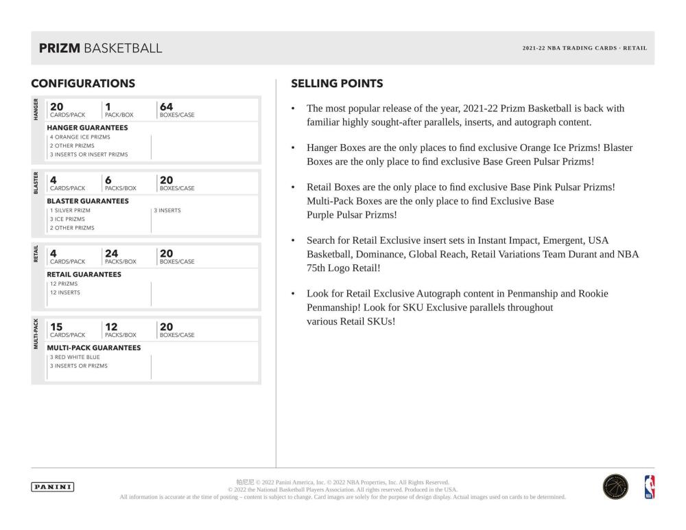 2021-22 Panini Prizm Basketball 6-Pack Blaster Box  Image 6