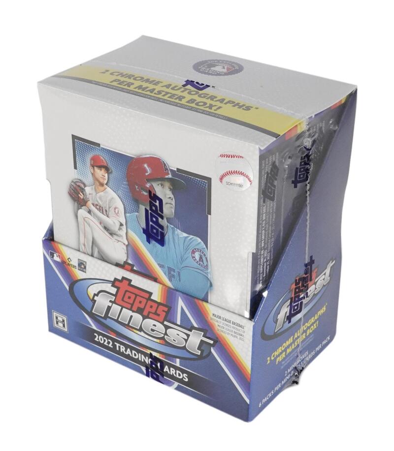 2022 Topps Finest Baseball Hobby Box Image 1