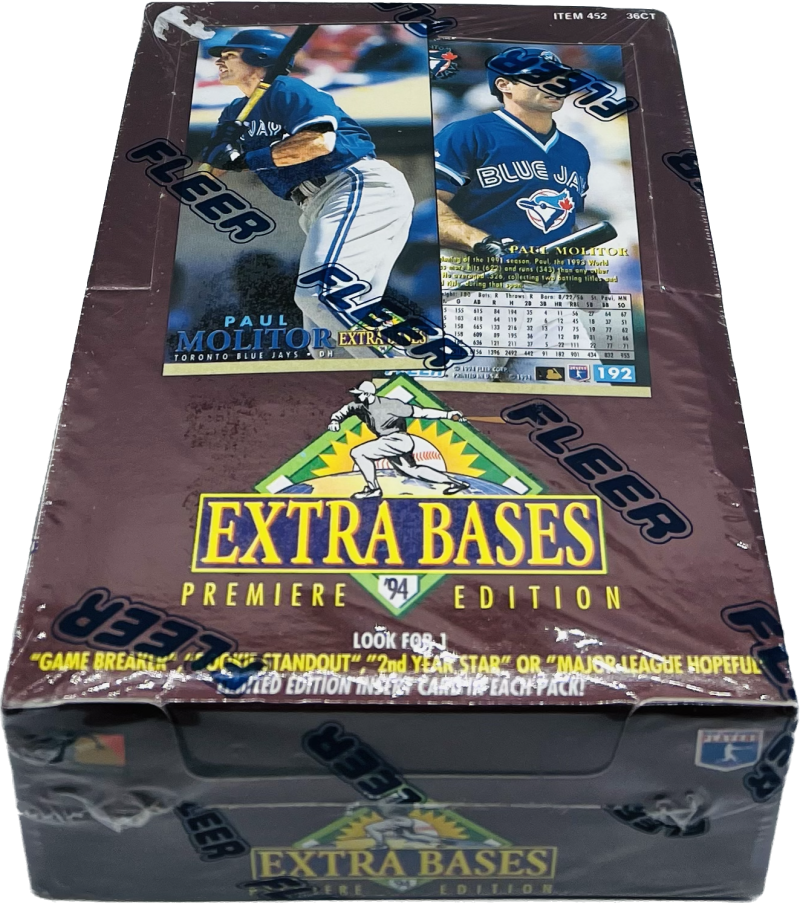1994-95 Fleer Extra Bases Baseball Box Image 2