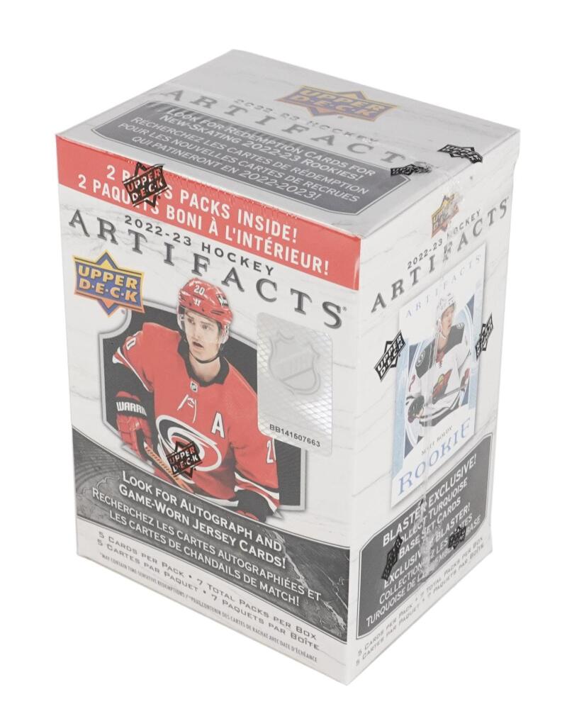 2022-23 Upper Deck Artifacts Hockey 7-Pack Blaster Box Image 1