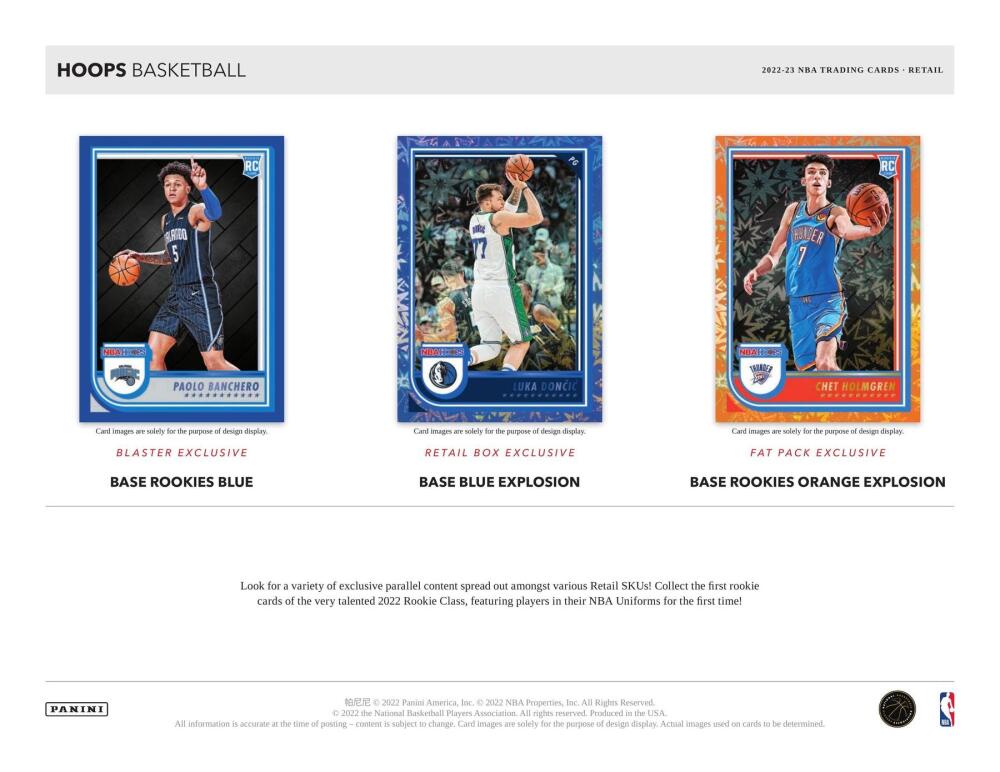 2022-23 Panini NBA Hoops Basketball 6-Pack Blaster Box Image 3