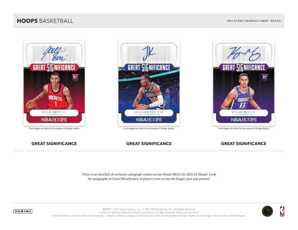 2022-23 Panini NBA Hoops Basketball 6-Pack Blaster Box Image 4