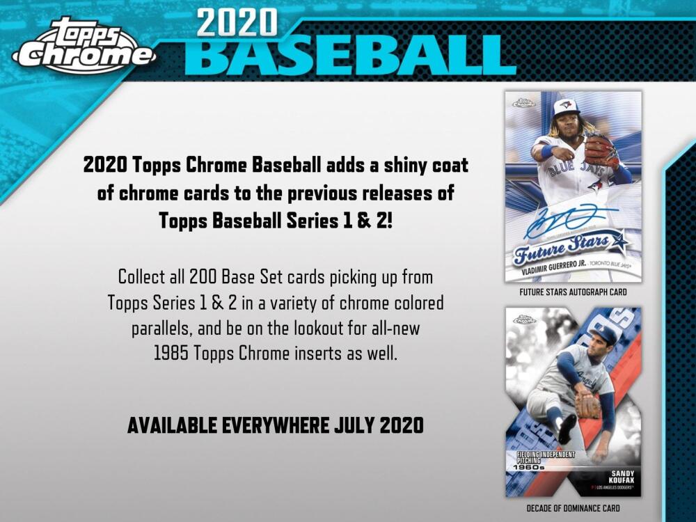 2020 Topps Chrome Baseball Blaster Box





 Image 4