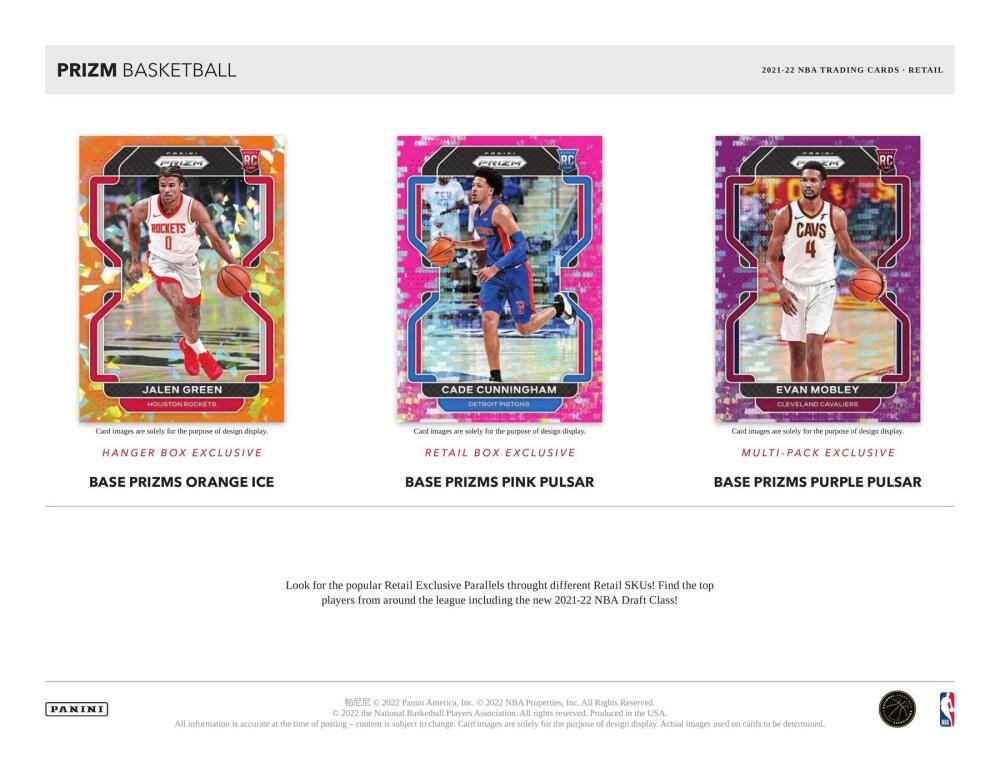 2021-22 Panini Prizm Basketball Retail 24-Pack Box Image 4