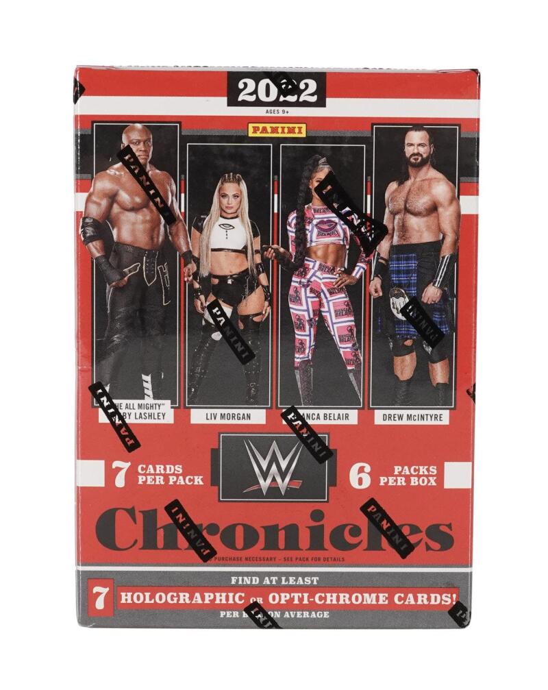 2022 Panini Chronicles WWE Wrestling 6-Pack Blaster Box Image 2